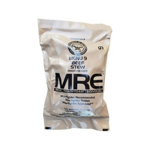 Genuine Military Mre Meal With Inspection Date September 2017 Or