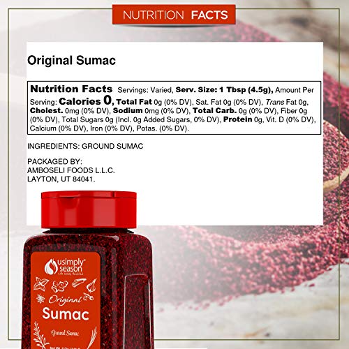 Usimplyseason Sumac Spice Original Powder, 5 Ounce