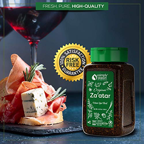 Usimplyseason Zaatar Spice Original Seasoning, 4.8 Ounce .