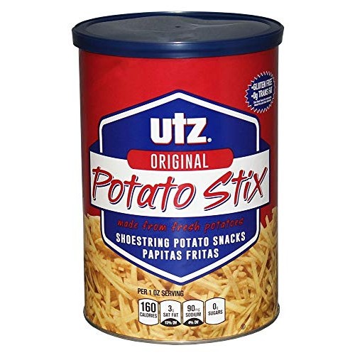 Utz Potato Stix, Original – 15 Oz. Canister – Shoestring Potato