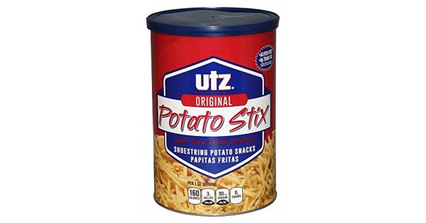 Utz Potato Stix, Original – 15 Oz. Canister – Shoestring