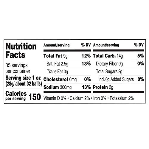 Utz Cheese Balls – 35 Ounce Barrel 2 Lbs – Made With Real Chee