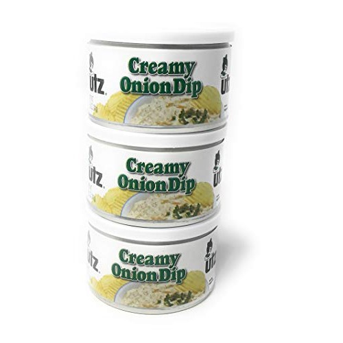 Utz Creamy Onion Dip 8.5 Oz. Can 3 Cans