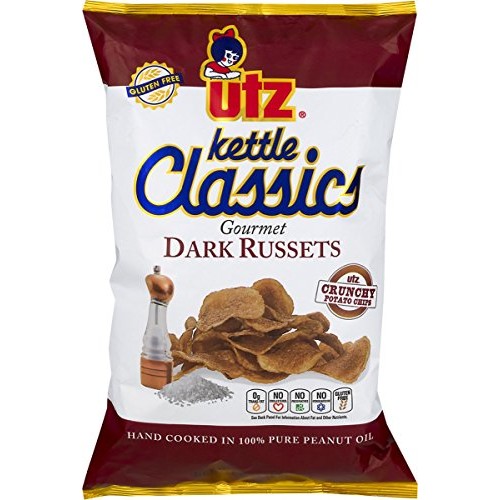 Utz Kettle Classics Gourmet Dark Russets Potato Chips 8 Oz. Bag