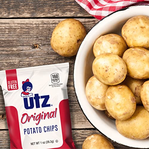 Utz Original 1 Oz Bags, 42 Count — Crispy Potato Chips Made Fr