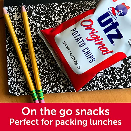 Utz Original 1 Oz Bags, 42 Count — Crispy Potato Chips Made Fr