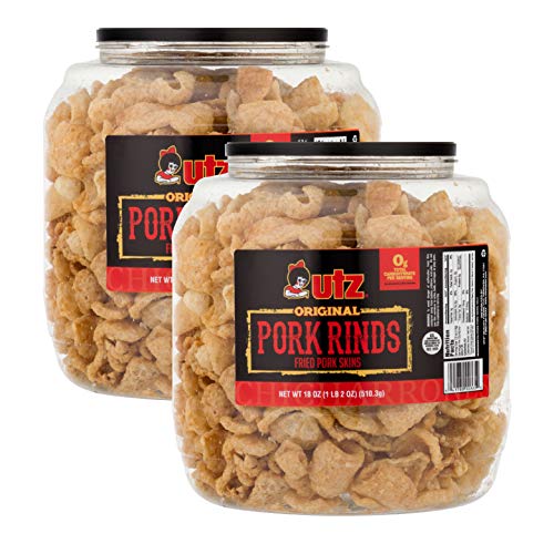 Utz Pork Rinds, Original Flavor - Keto Friendly Snack With Zero