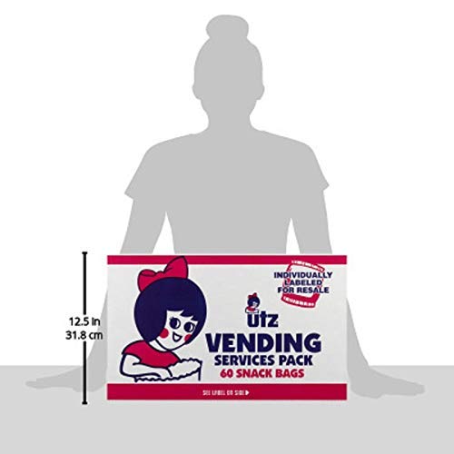 Utz Potato Chips, Regular – 1 Oz. Bags 60 Count – Crispy Potat