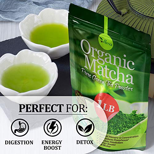 Uvernal Matcha Green Tea Powder -100% Pure Matcha For Smoothies
