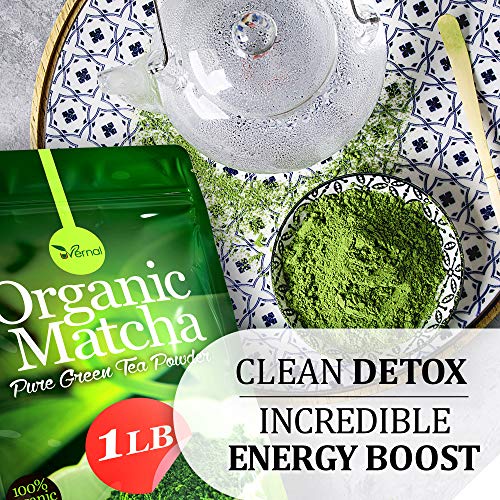 Uvernal Matcha Green Tea Powder -100% Pure Matcha For Smoothies