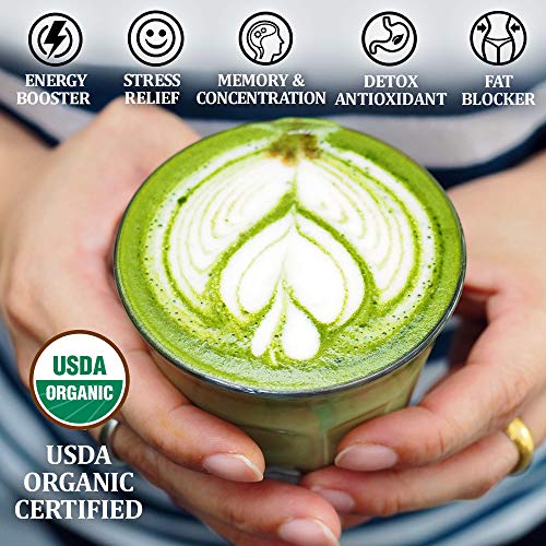 Uvernal Matcha Green Tea Powder -100% Pure Matcha For Smoothies