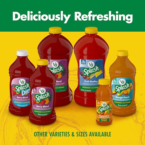 V8 Splash Island Strawberry Flavored Juice Beverage, 64 fl oz Bo...