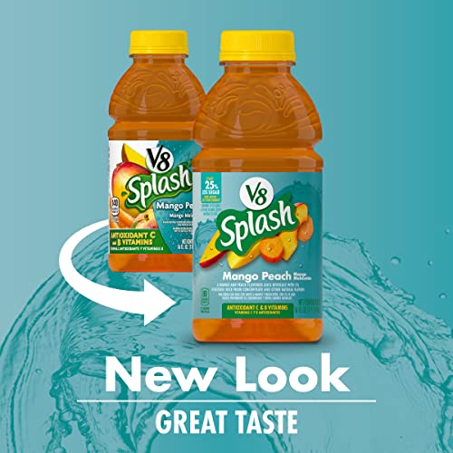 V8 Splash Mango Peach, 16 Oz. Bottle Pack Of 12