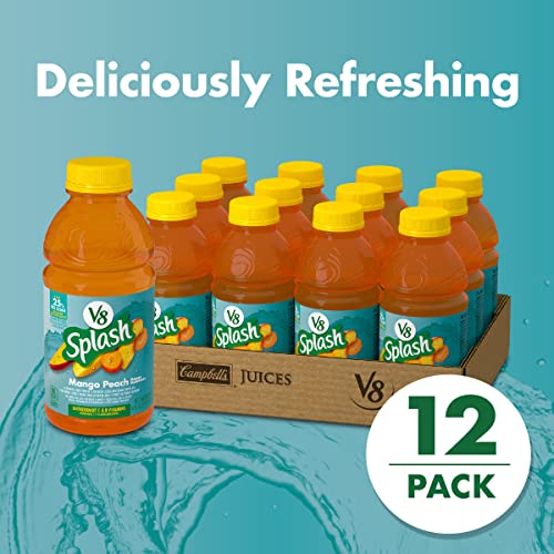 V8 Splash Mango Peach, 16 Oz. Bottle Pack Of 12