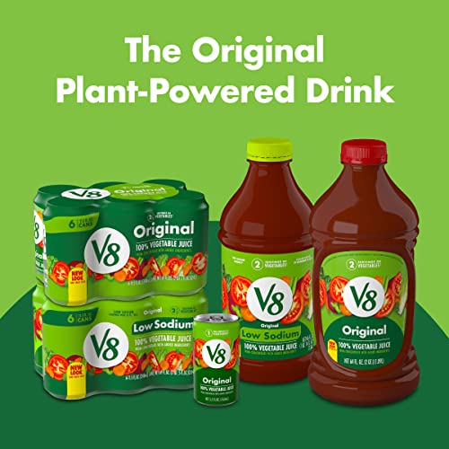 V8 Original 100% Vegetable Juice, 5.5 Oz. Can Pack Of 24