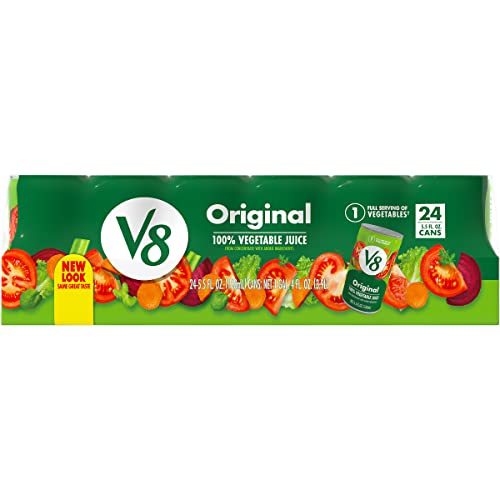 V8 Original 100% Vegetable Juice, 5.5 Oz. Can Pack Of 24