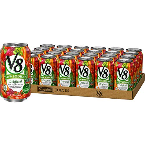 V8 Original Low Sodium 100% Vegetable Juice, 11.5 Fl Oz, Can Pa