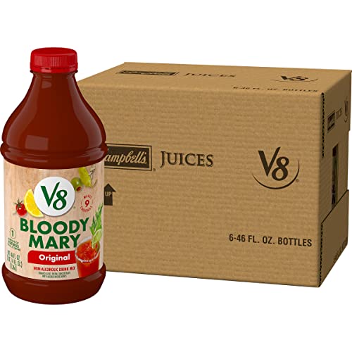 V8 Bloody Mary Mix, Original, 46 Ounce Pack Of 6