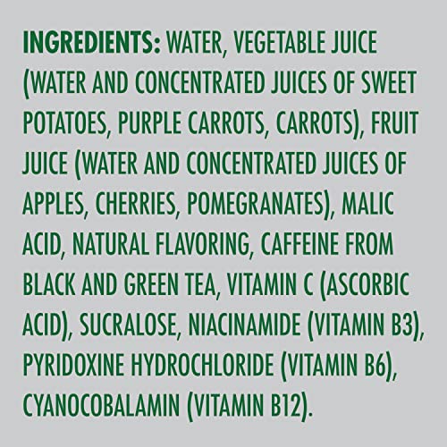 V8 +ENERGY Black Cherry Energy Drink, Made with Real Vegetable a...