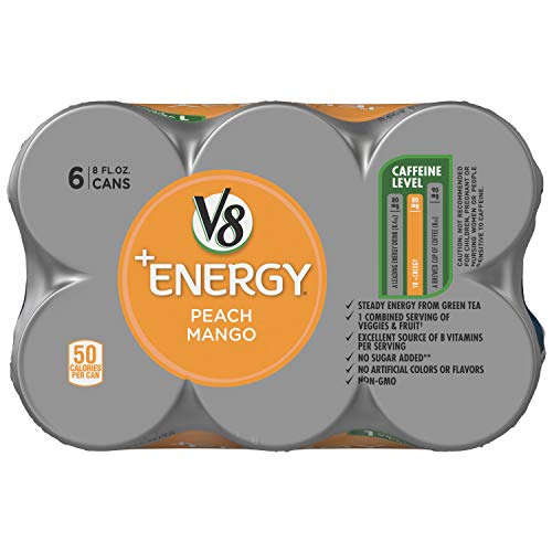 V8 +Energy Healthy Energy Drink, Natural Energy From Tea, Diet S