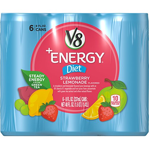 V8 +Energy Healthy Energy Drink, Natural Energy From Tea, Diet S