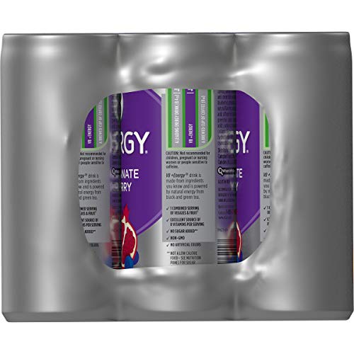 V8 +Energy, Juice Drink With Green Tea, Pomegranate Blueberry, 8