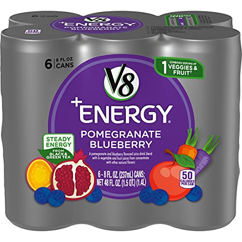 V8 +Energy Variety Pack, Healthy Energy Drink, Pomegranate Blueb