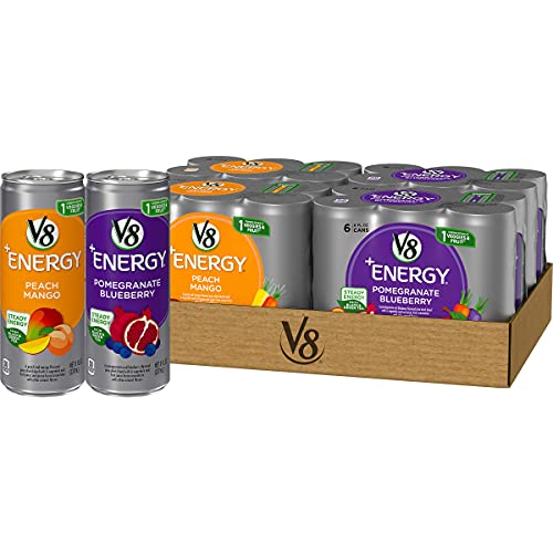 V8 +Energy Variety Pack, Healthy Energy Drink, Pomegranate Blueb