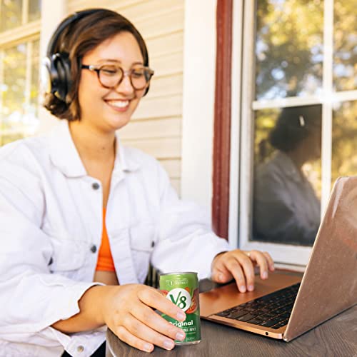 V8 Juice, Original 100% Vegetable Juice, Plant-Based Drink, 11.5