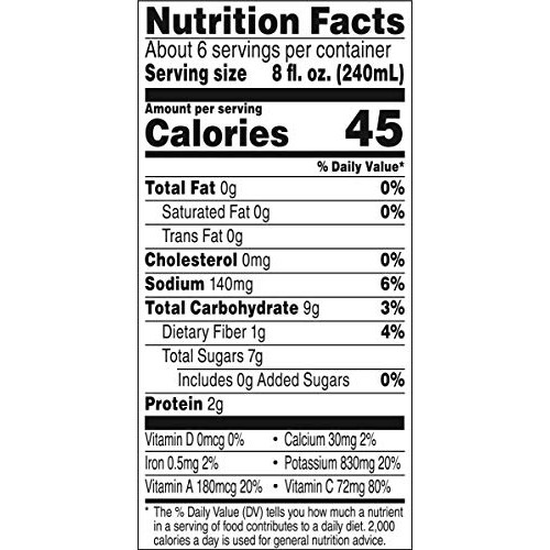 V8 Original Low Sodium Spicy Hot 100% Vegetable Juice, 46 Fl Oz.