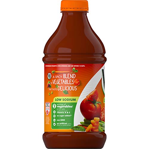 V8 Original Low Sodium Spicy Hot 100% Vegetable Juice, 46 Fl Oz.