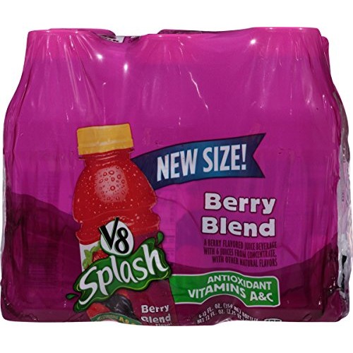 V8 Splash Berry Blend, 12 Oz. Bottle 2 Packs Of 6, Total Of 12