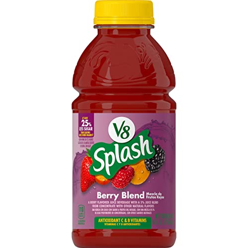 V8 Splash Berry Blend, 16 Oz. Bottle Pack Of 12