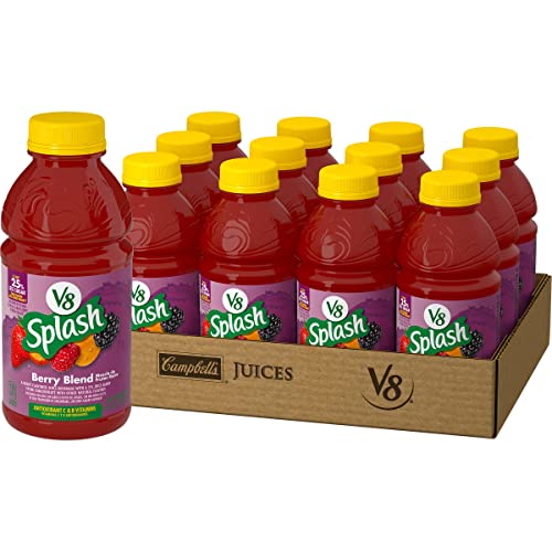 V8 Splash Berry Blend, 16 Oz. Bottle Pack Of 12
