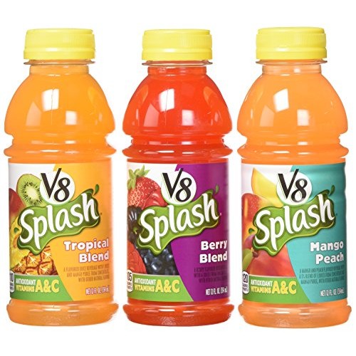 V8 Splash Variety Pack Juice Pack Of 18 12 Fl Oz, 216 Fluid Ounce