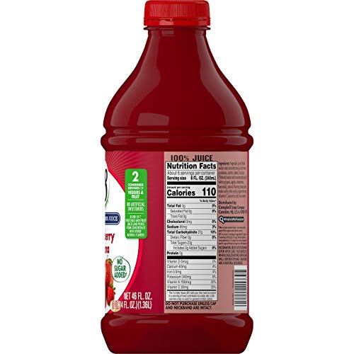 V8 Strawberry Banana, 46 Fl Oz Pack Of 6