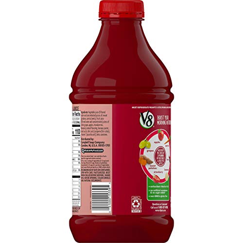 V8 Strawberry Banana, 46 Fl Oz Pack Of 6