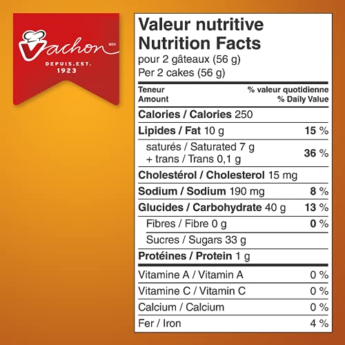 Vachon Ah Caramel! Cake, 1 Count, 336G {Imported From Canada}