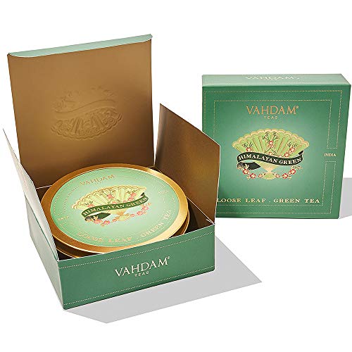 Vahdam, Himalayan Green Tea Gift Set | 100% Natural Ingredients