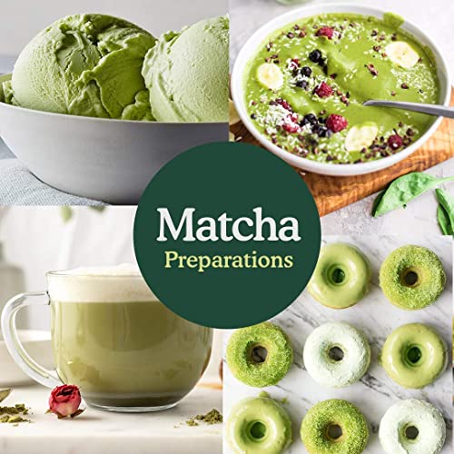 VAHDAM,Turmeric Matcha Green Tea Powder 25 Cups/1.76oz With Cu...