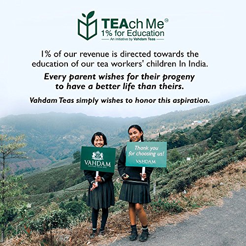 Vahdam, Turmeric Saffron Herbal Tea Loose Leaf 50 Cups| Blend