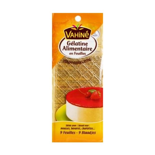 Vahine Feuilles De Gelatine French Gelatin Sheets 9 Sheets