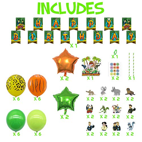 1 Party Packs For Wild Kratts Cake Topper Cupcake Toppers Party