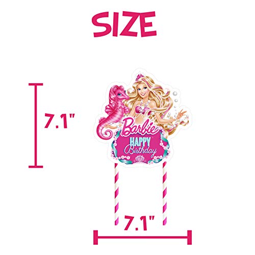 Toppers For Barbie Cake Topper, Happy Birthday Cake Toppers, Cak