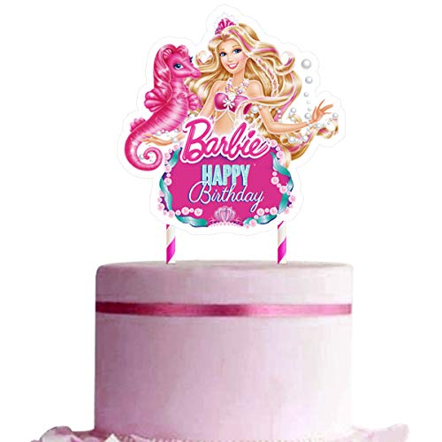 Toppers For Barbie Cake Topper, Happy Birthday Cake Toppers, Cak