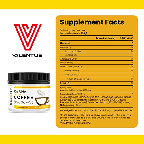 Valentus Solside Coffee, Smooth Taste Coffee Vitamins, Instant C...