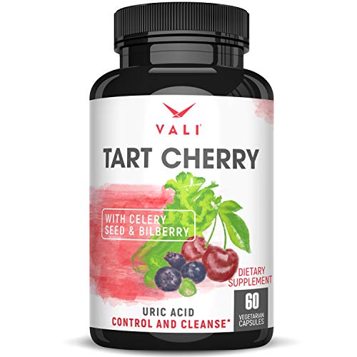 Organic Tart Cherry Extract Capsules Uric Acid Cleanse With Orga