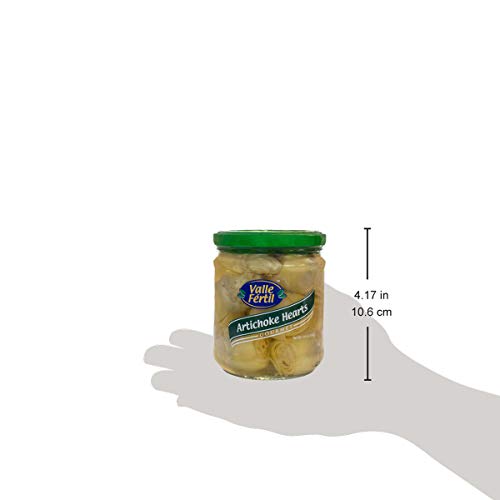 Valle Fertil Whole Artichoke Hearts In Water 14.4 Oz 410 G Gl