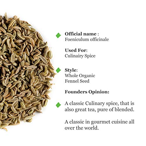 Fennel Seed Organic Herbal Delicacy - Culinairy Grade - Foenicul