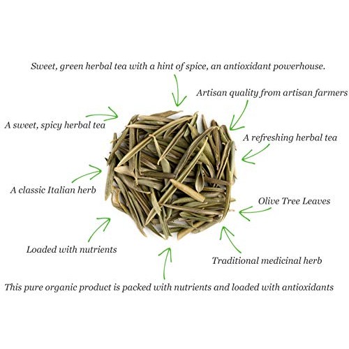 Olive Leaf Tea Organic Greek - Olive Leaves Dried 100G